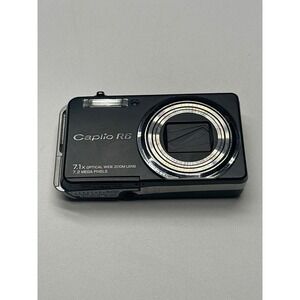 Ricoh Caplio R6 Digital Camera 7.1x Optical Zoom Lens 7.2 Mega Pixels Black